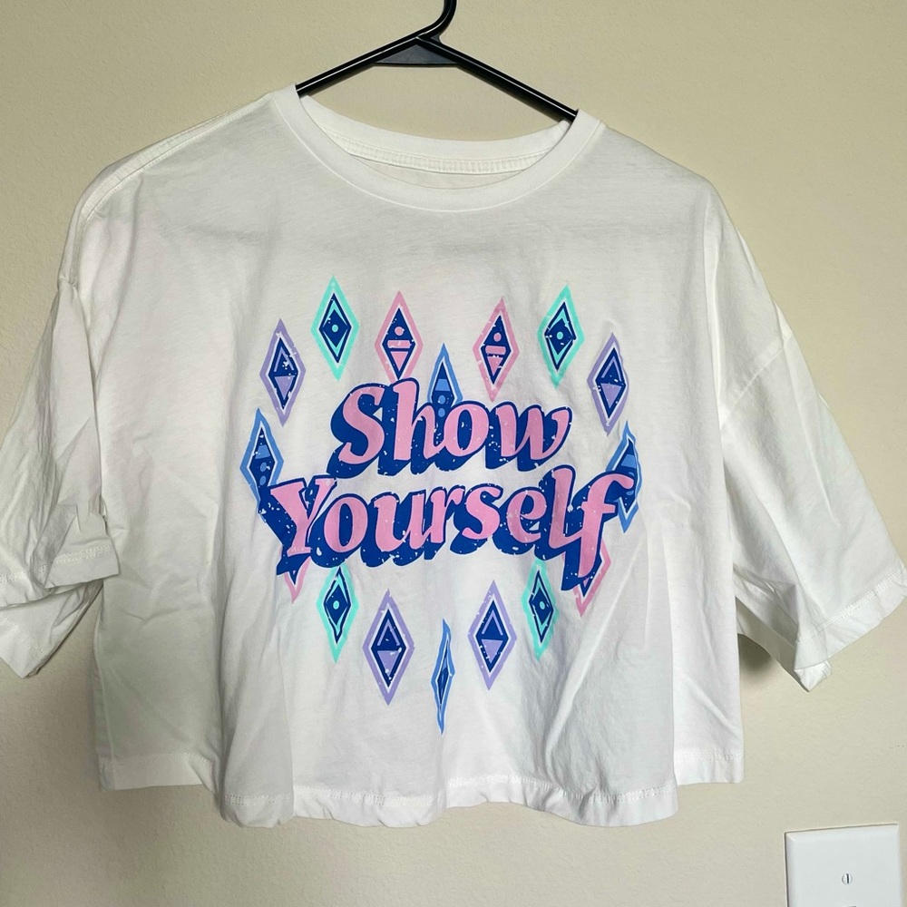The Lost Bros Disney Frozen 2 Elsa Crop Top